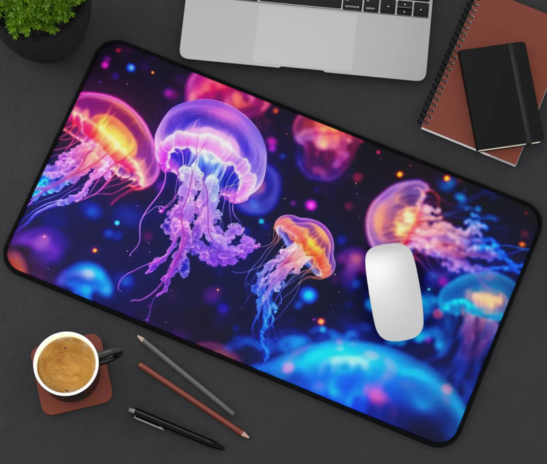 Jellyfish Desk Mat